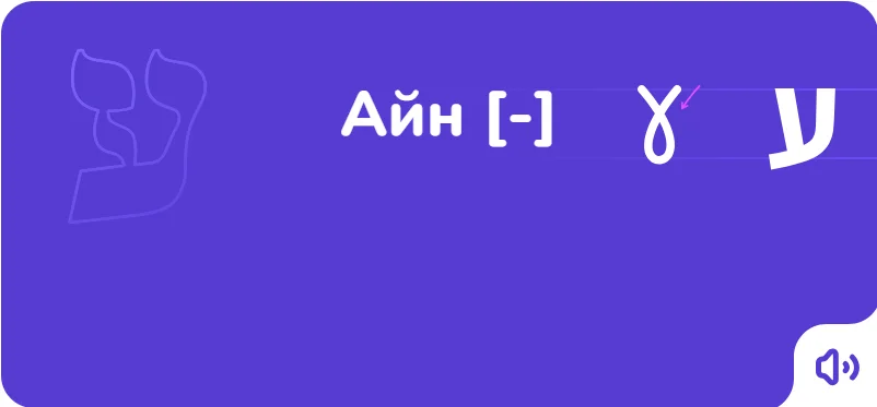 Айн — порядок написания